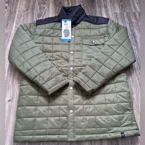 Quiksilver Youth Insulated Shirt Jacket Boys size Large 14/16